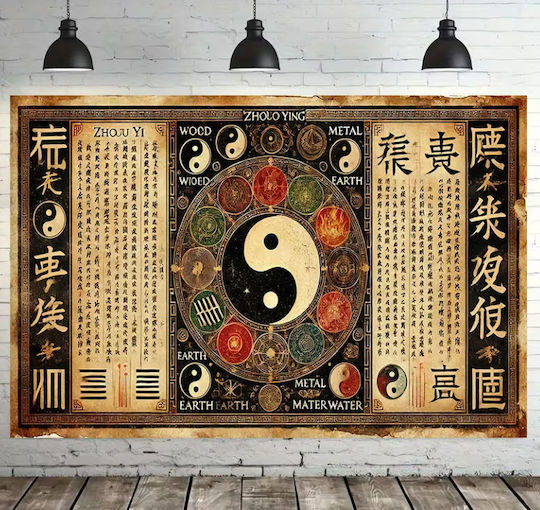Handmade Fabric Tapestry 150x90cm