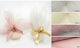 Wedding Favor Tulle White Glitter Polka Dot Gold 38*38