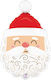 Christmas Foil Balloon Santa 64cm