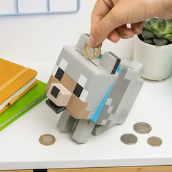 Κουμπαράς Minecraft Wolf Shaped Money Box Pp15335mcf