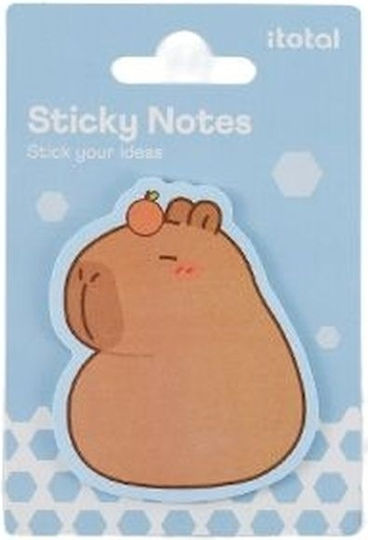 Самозалепващи Листчета Sticky Notes Capybara Сини 20 Листчета 5.4x7.3см Itotal