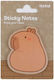 Самозалепващи Листчета Sticky Notes Capybara Кафяви 20 Бройки/5.4x7.3см Itotal