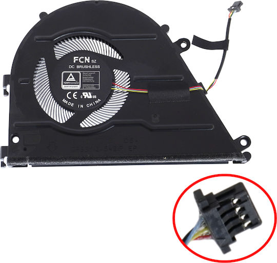 Laptop Fan Cpu Cooling Fan Hp Pavilion Aero 13-be 13-be00xx 13-be10xx 13-be20xx 13-be2000nv 7n255ea 13-be2003nv 7n256ea 13-be0000 2p5x0av 3a9l0ua 2021 M52816-001 Fna0 Tpn-w152 4pin Code 81486