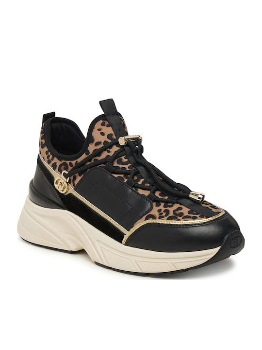 Sneakers Pentru Femei Negri Leopard