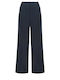 Women's Fabric Trousers Blue
