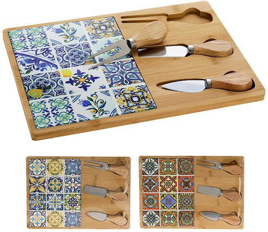 Zaros Wooden Cheese Serving Platter 30.5x21.5cm