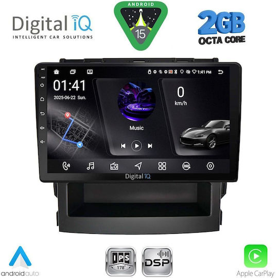 Digital IQ Ηχοσύστημα Αυτοκινήτου για Subaru Forester / Impreza 2019 (Bluetooth/USB/WiFi/GPS/Apple-Carplay/Android-Auto) με Οθόνη Αφής 9"