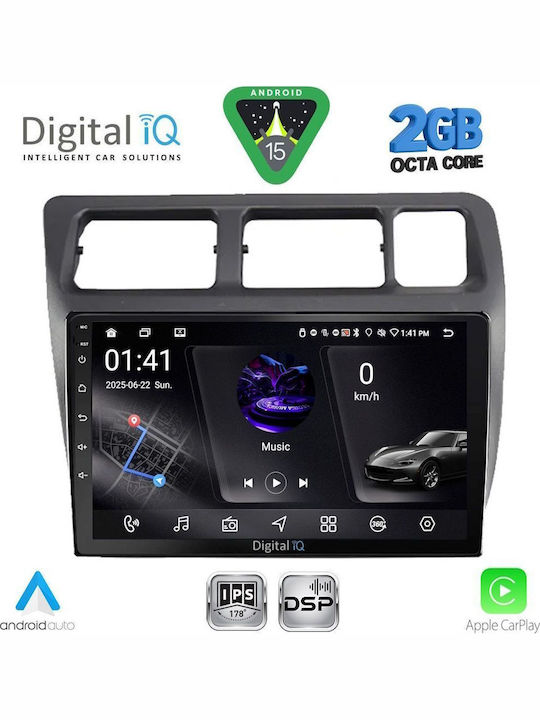 Digital IQ Car Audio System for Toyota Corolla 1992-1997 (Bluetooth/USB/WiFi/GPS/Apple-Carplay/Android-Auto) with Touch Screen 9"