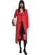 Femeie Multi Red Trenci