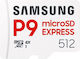 Samsung P9 Express microSDXC 512GB Клас 10 UHS-I 8000MB/s