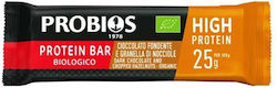 Probios Proteinriegel Mit Geschmack Schwarze Schokolade & Haselnuss 40gr Probios Proteinriegel Mit Geschmack Schwarze Schokolade & Haselnuss 40gr