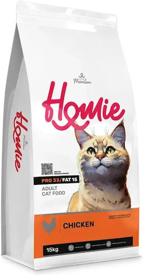 HOMie Dry Food for Adult Cats with Chicken 15kg