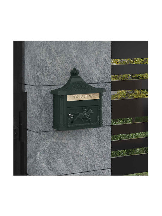 vidaXL Büromülleimer Grüner 15.5x44x40.5cm