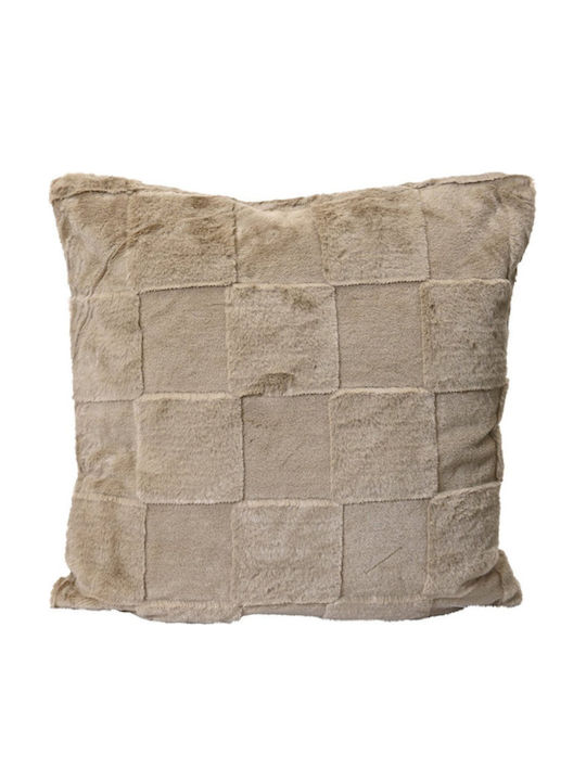 Decorative Pillow Monochrome 45x8x45cm Beige Ka...