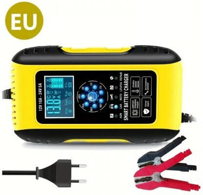 Foxsur Car Battery Charger 12/24V