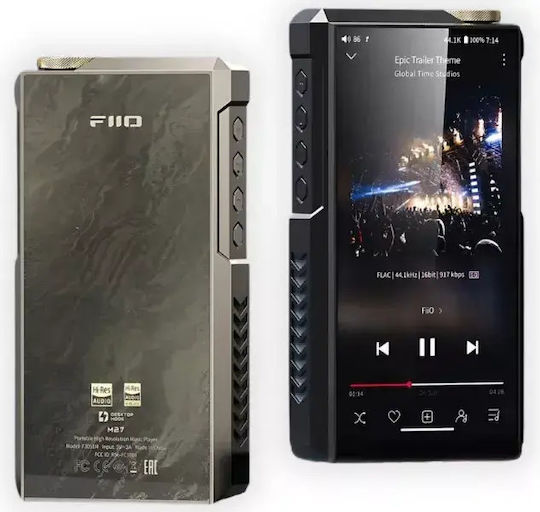 Fiio M27 Референтен Клас Hi-res Смарт Hi-fi Плеър – Двоен Ess Es9039spro 5 000 Mw Балансиран Изход Aptx Lossless Алуминиев Наличен