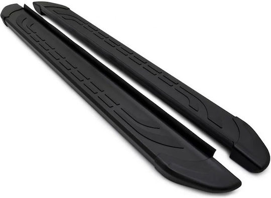 Πλαινά Σκαλοπάτια Faba Black-193cm 2 Τεμάχια Αλουμινίου Χωρίς Βάσεις Universal Ομτεκ Οτομοτιv