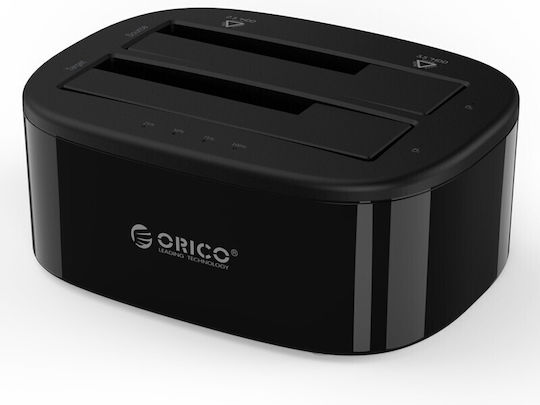 Orico Stație De Andocare Hdd Ssd De Stocare 2 Bay Clone 2.5/3.5 Usb 3.0 6228us3-c