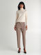 Patrizia Women's Fabric Trousers Beige