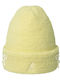 Beanie Unisex Σκούφος Πλεκτός σε Κίτρινο χρώμα