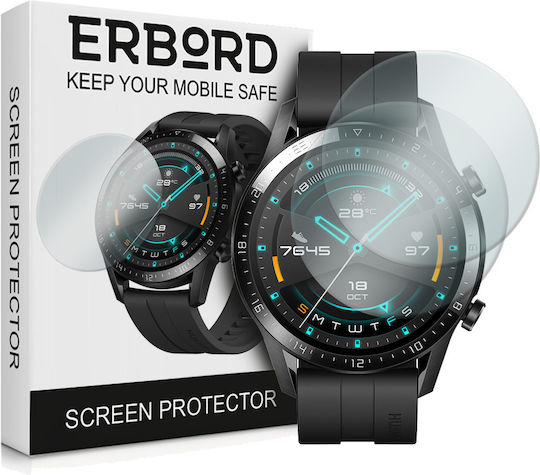 2x Γυαλί Erbord Huawei Watch Gt 2 46mm Γρήγορη