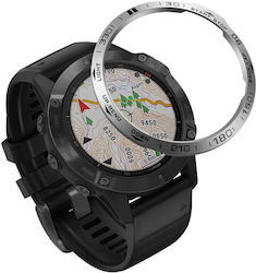 Bezel Ring Garmin Fenix 6 6 Pro Ασημί Bezel Ring Garmin Fenix 6 6 Pro Ασημί