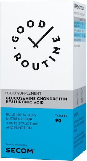 Supliment Alimentar Glucosamină Condroitină Acid Hialuronic Good Routine De La Secom 90 Comprimate