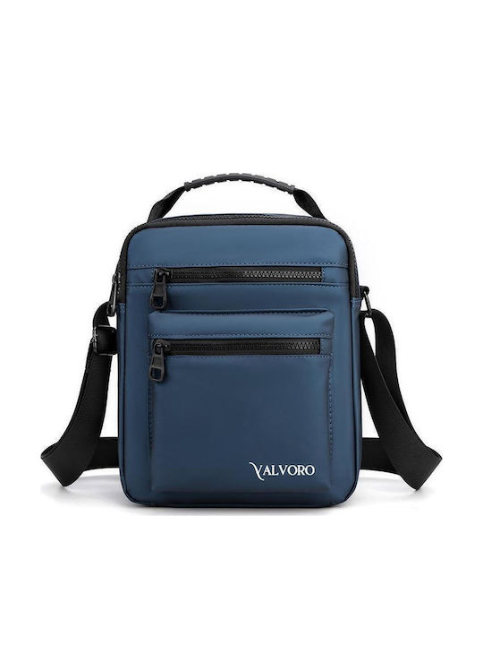 Valvoro Herrentasche Schulter / Crossbody Blau
