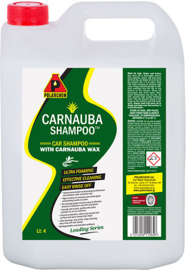 Polarchem Carnauba Шампоан За Кола Кола Маска Carnauba 4l Md-000011-4l