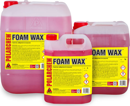Polarchem Foam Wax Автошампоан За Ръчно Измиване 10l Md-foam-wax-10l
