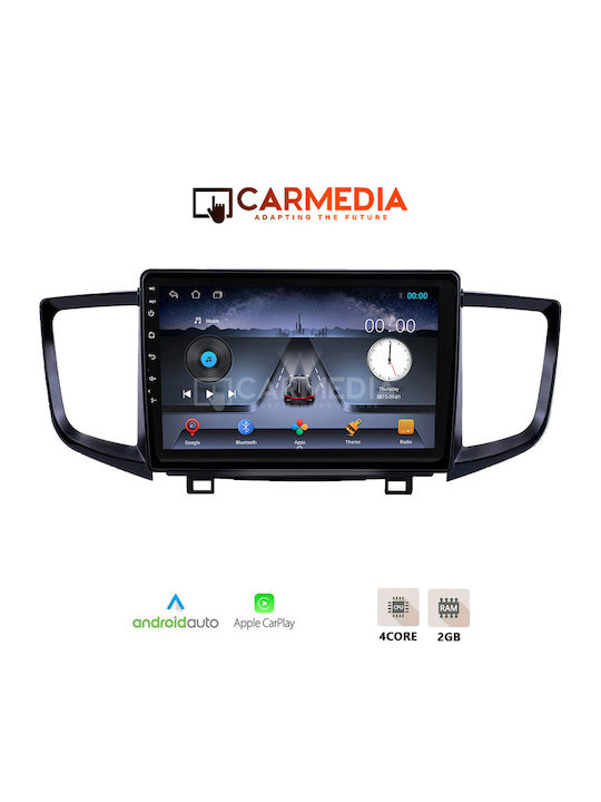 Carmedia Car Audio System for Honda Pilot 2016-2019 (Bluetooth/USB/WiFi/GPS/Apple-Carplay/Android-Auto) with Touch Screen 9"