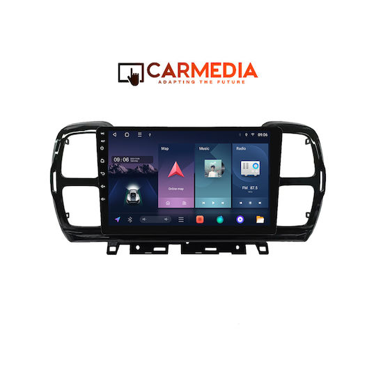 Carmedia Car Audio System for Citroen C5 Aircross 2017-2021 Bluetooth USB Wi-Fi GPS Apple CarPlay Android Auto with 9 Inch Touch Screen