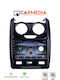 Carmedia Car Audio System for Dacia Duster 2012-2022 (Bluetooth/USB/WiFi/GPS/Apple-Carplay/Android-Auto) with Touch Screen 9"