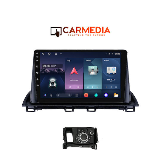 Carmedia Ηχοσύστημα Αυτοκινήτου για Mazda CX-4 2014 (Bluetooth/USB/WiFi/GPS/Apple-Carplay/Android-Auto) με Οθόνη Αφής 9"