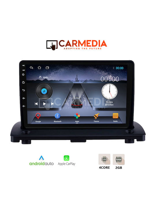 Carmedia Car Audio System for Volvo XC 90 2002-2014 Bluetooth USB Wi-Fi GPS Apple CarPlay Android Auto with 9-Inch Touch Screen