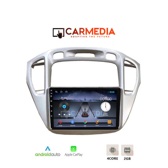 Carmedia Ηχοσύστημα Αυτοκινήτου για Toyota Highlander 2002-2009 (Bluetooth/USB/WiFi/GPS/Apple-Carplay/Android-Auto) με Οθόνη Αφής 9"