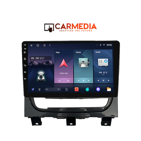 Carmedia Auto-Audiosystem Für Fiat Straße 2012-2020 Bluetooth USB Eingebautes Wi-Fi GPS Apple CarPlay Android Auto Mit Touchscreen 9 Zoll