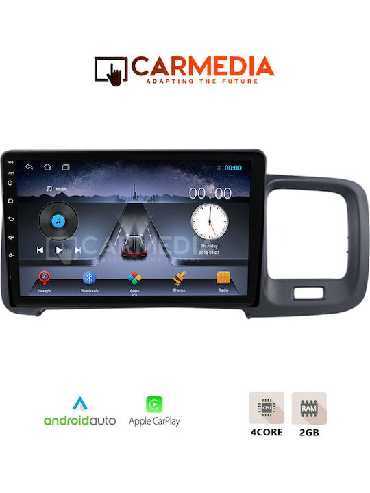 Carmedia Car Audio System for Volvo S60 2010-2018 (Bluetooth/USB/WiFi/GPS/Apple-Carplay/Android-Auto) with Touch Screen 9"