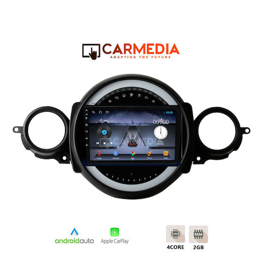 Carmedia Ηχοσύστημα Αυτοκινήτου για Mini Cooper / Clubman (Bluetooth/USB/WiFi/GPS/Apple-Carplay/Android-Auto) με Οθόνη Αφής 9"