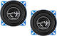 Clarion Car Speaker Set SRJ-402E 4" with 60W RMS (2 Way)