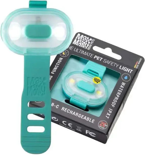 Max Molly Φωτάκι Προστασίας Σκύλου Matrix Ultra Led-safety Light-turquoise