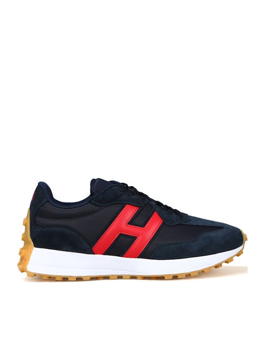 Hammer Jack Sneakers Σκούρο Μπλε Με Κόκκινο