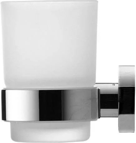Duravit Επιτοίχια Ποτηροθήκη Ασημί
