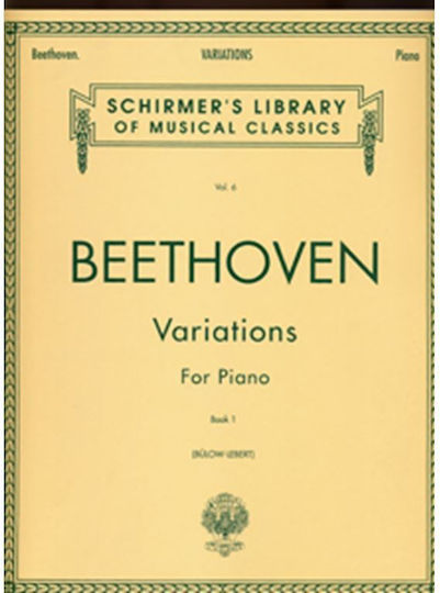Ludwig Van Beethoven Variations I Εκδόσεις Schirmer