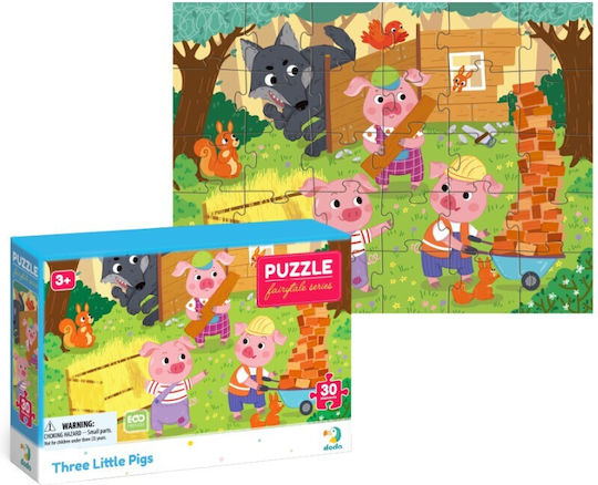 Dodo Puzzles Fairytale Series Three Little Pigs 30pcs
