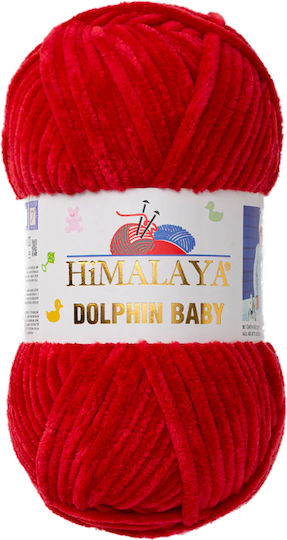 Himalaya Dolphin Baby Polyester Rotes Strickgarn 120m 100g