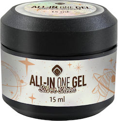 Magnetic Nail Design Gel Argintiu 15ml
