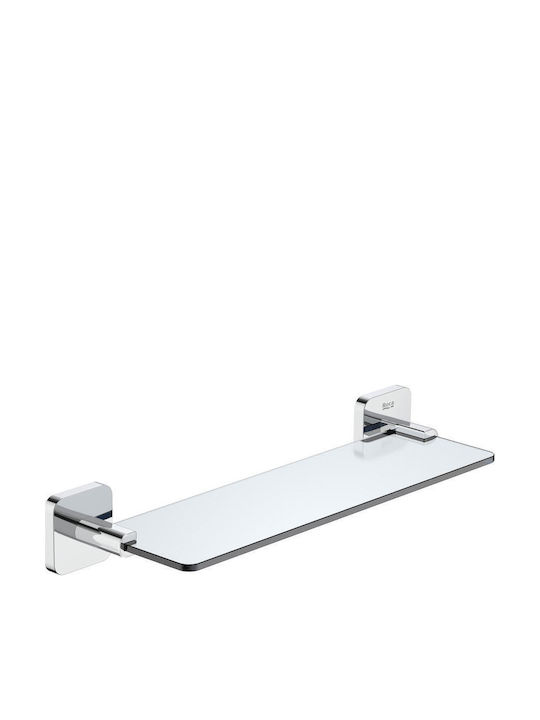 Roca Victoria An Der Wand Montierte Badezimmerregal Glas Silber