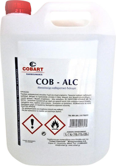 Cobart Chemicals Gel Χεριών με Αντισηπτική Δράση και με 80% Αλκοόλη 4lt 37033