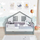 Set Pentru Patut Solid Grey 8buc piese